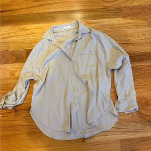 Z Supply Beige Line Shirt